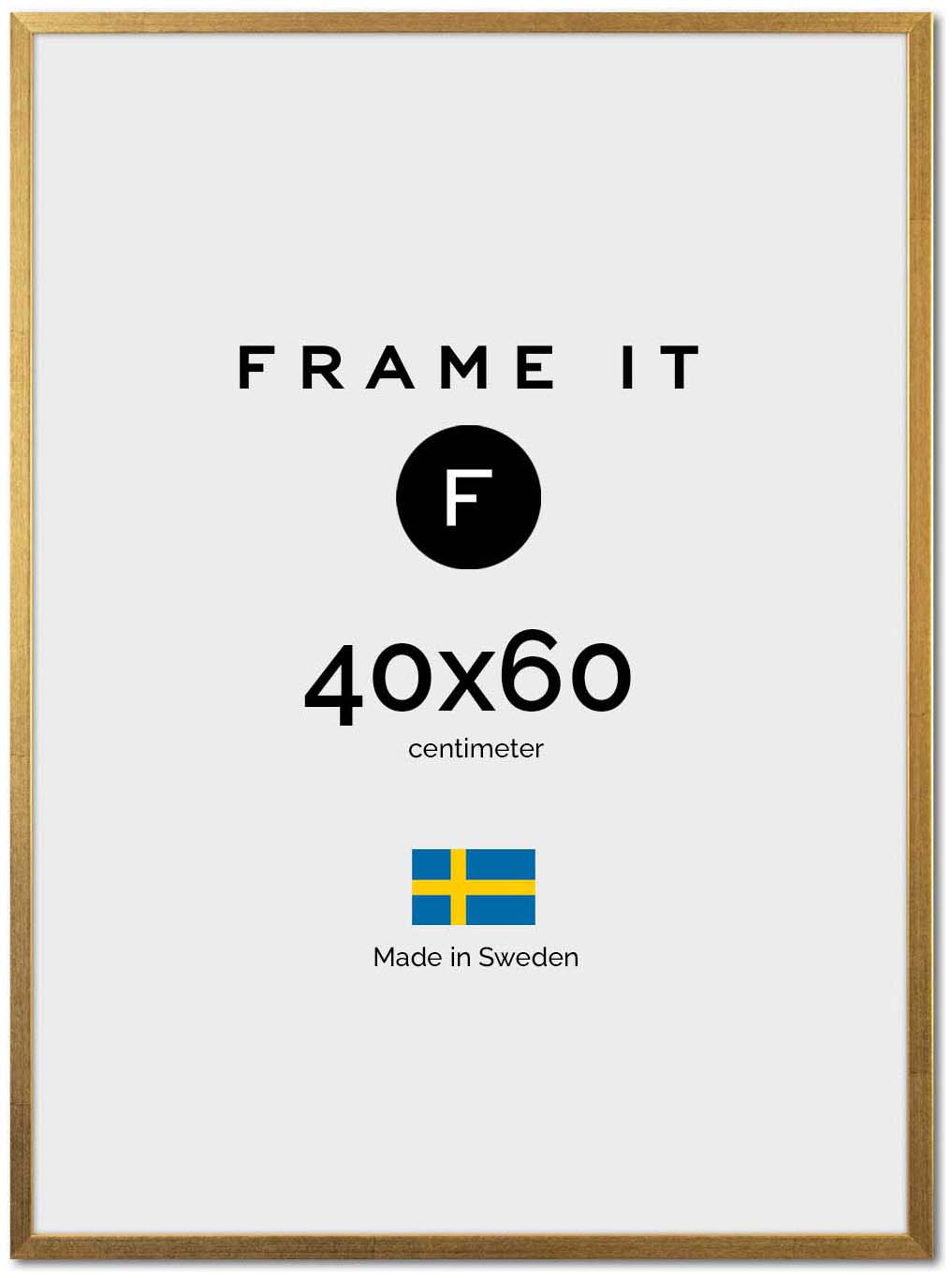 Frame London Gold 40x60 Frame London Gold 40x60