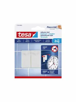 Tesa Powerstrips fliser og metall 2x2kg