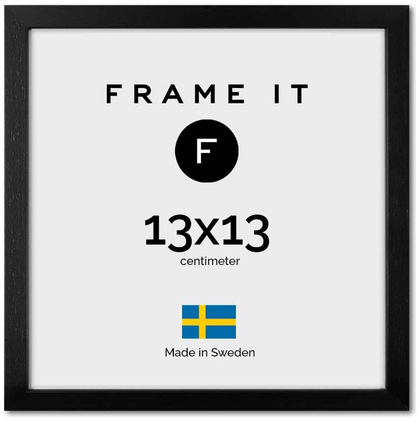 Frame London Black 13x13