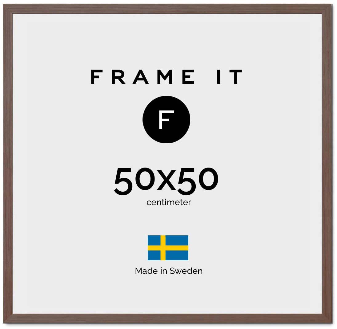 Frame London Walnut 50x50 Frame London Walnut 50x50