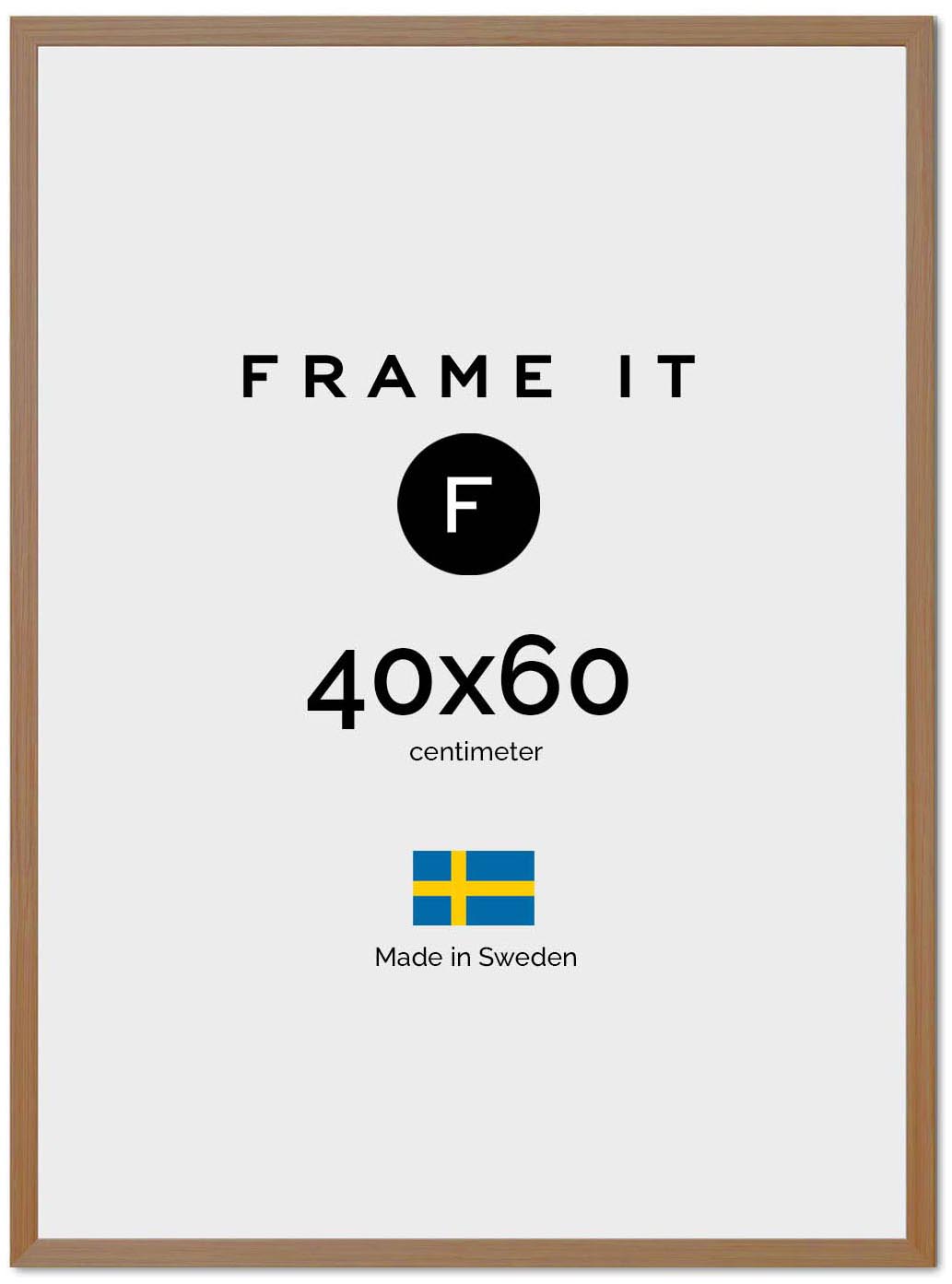Frame London Teak 40x60 Frame London Teak 40x60