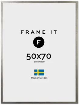 Ramme London Sølv 50x70