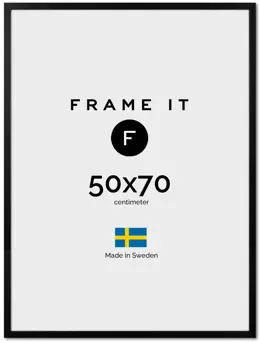 Frame London Black 50x70