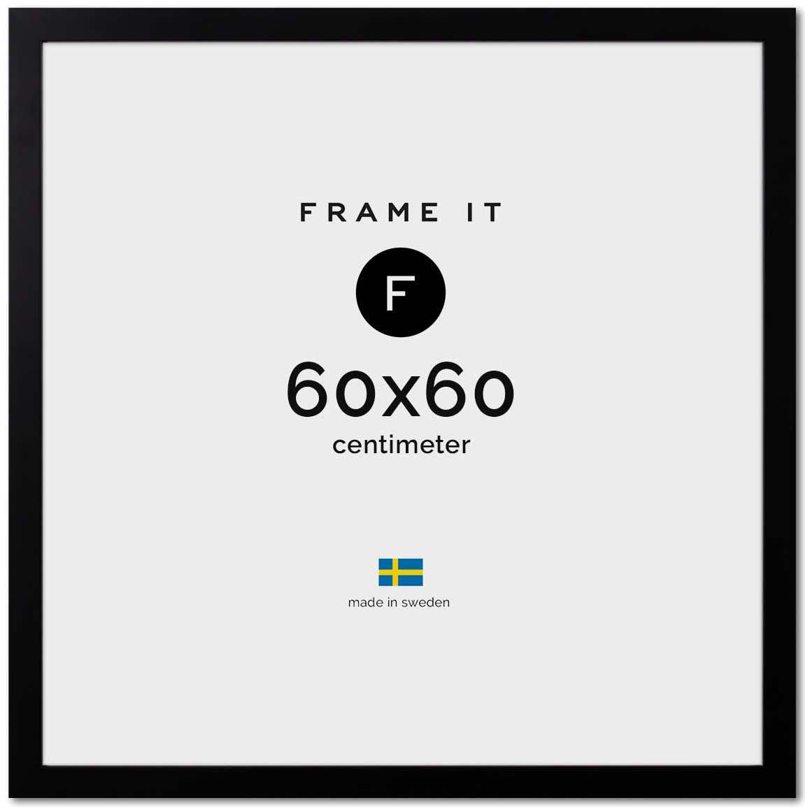 Ramme Paris Sort 60x60 Ramme Paris Sort 60x60