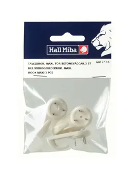 Hall Miba Bildekrok Betong Maxi 3-p