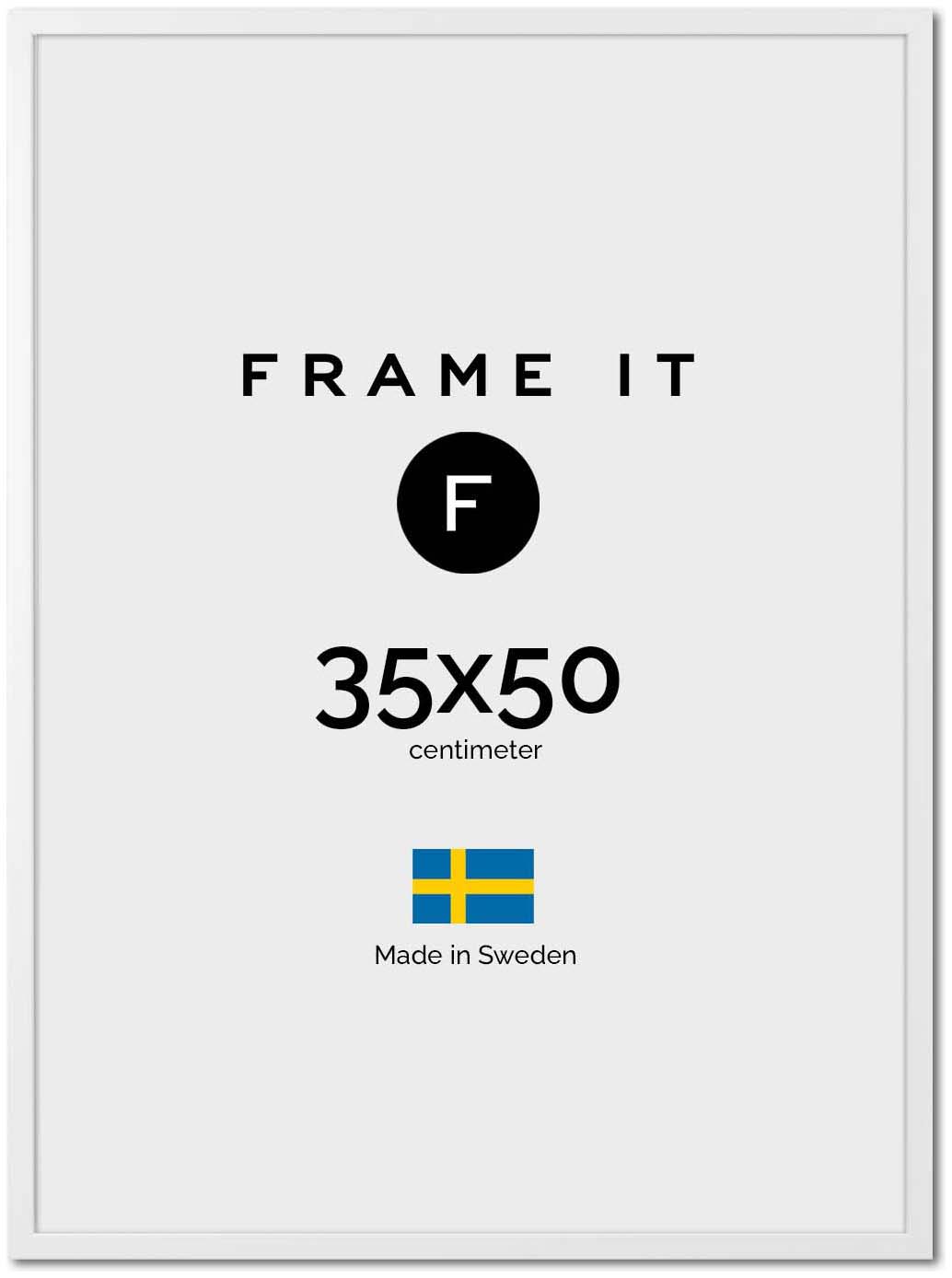 Frame London White 35x50 Frame London White 35x50