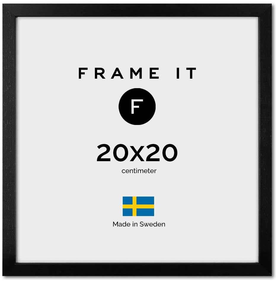Frame London Black 20x20 Frame London Black 20x20