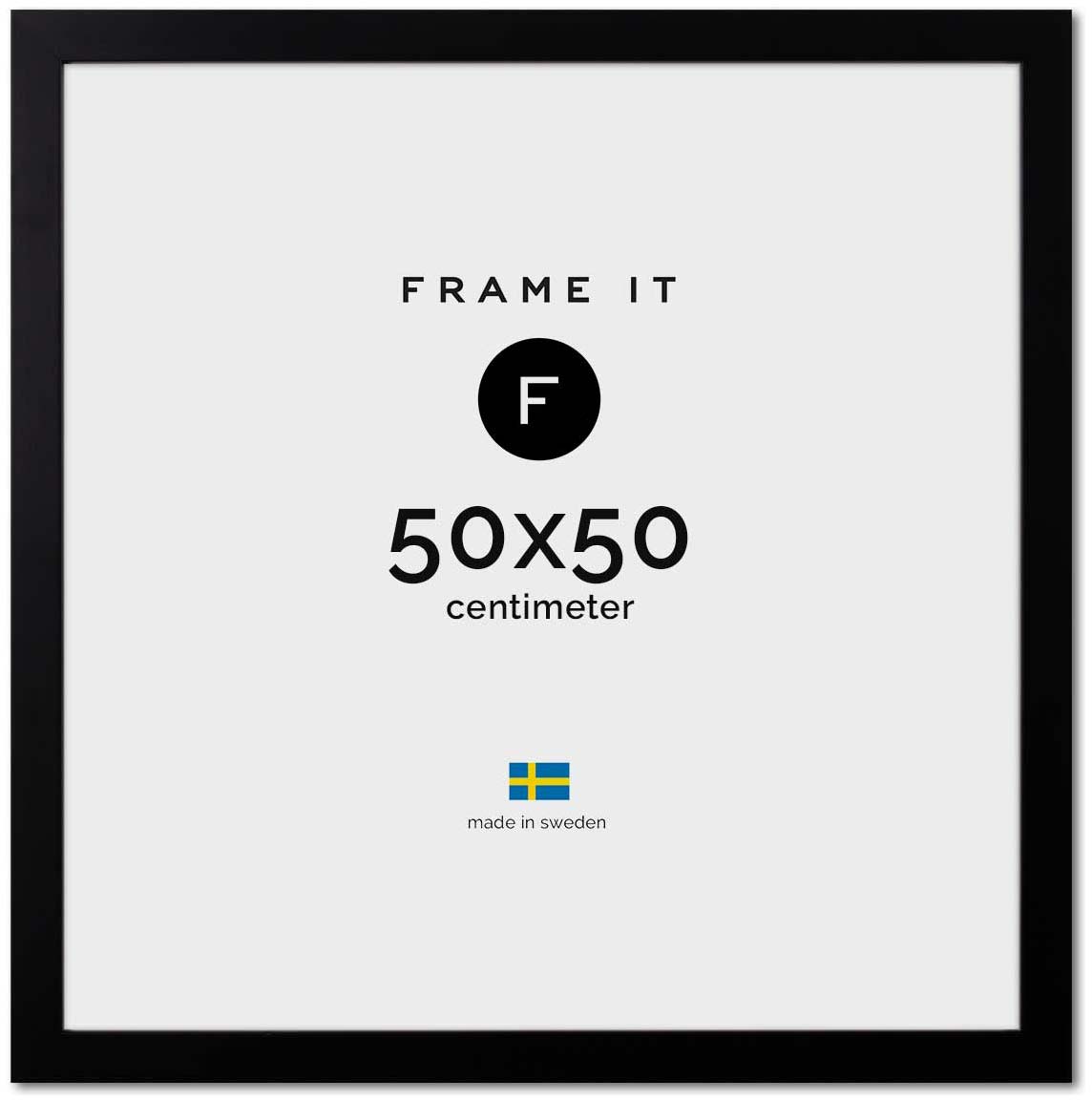 Ramme Paris Sort 50x50 Ramme Paris Sort 50x50
