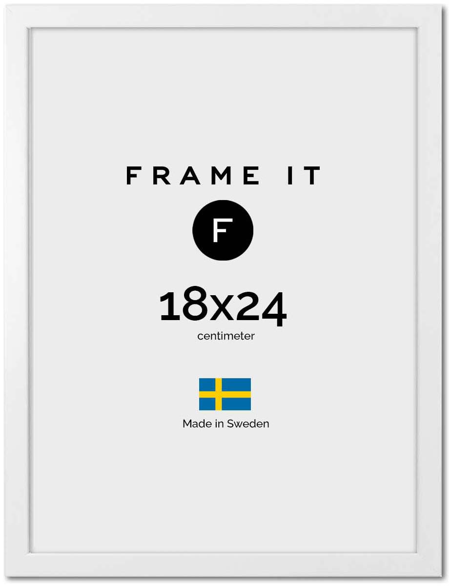 Frame London White 18x24 Frame London White 18x24
