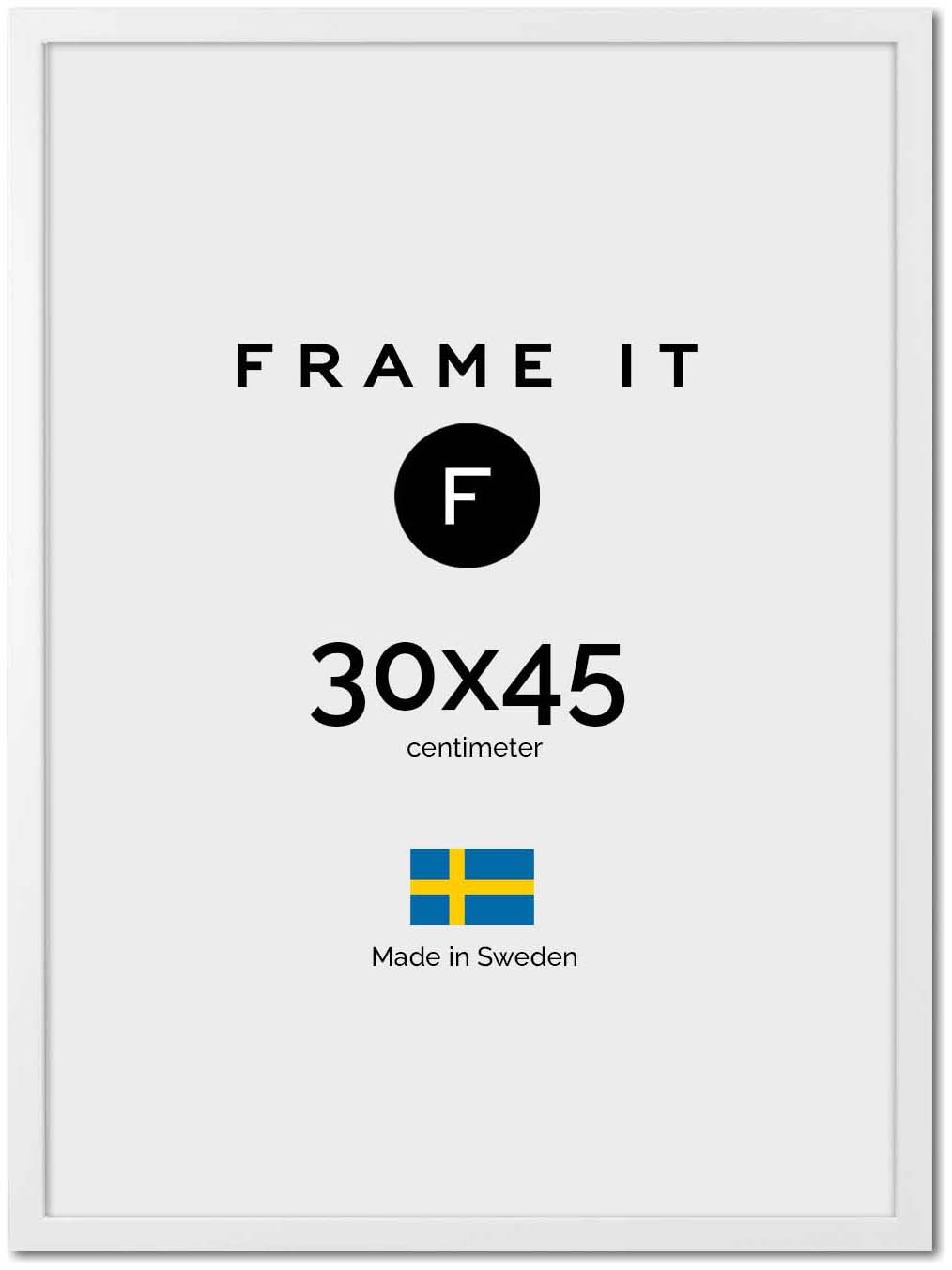 Frame London White 30x45 Frame London White 30x45