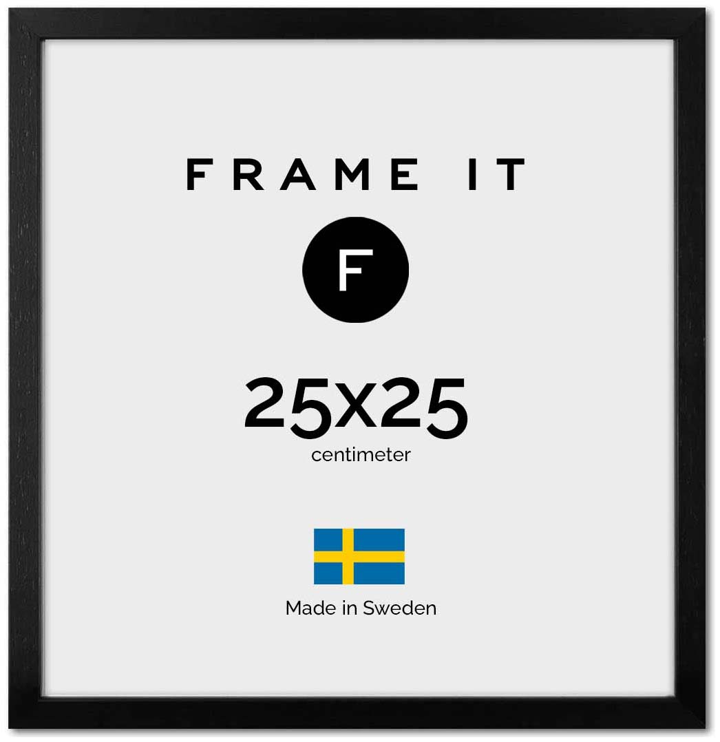 Frame London Black 25x25 Frame London Black 25x25