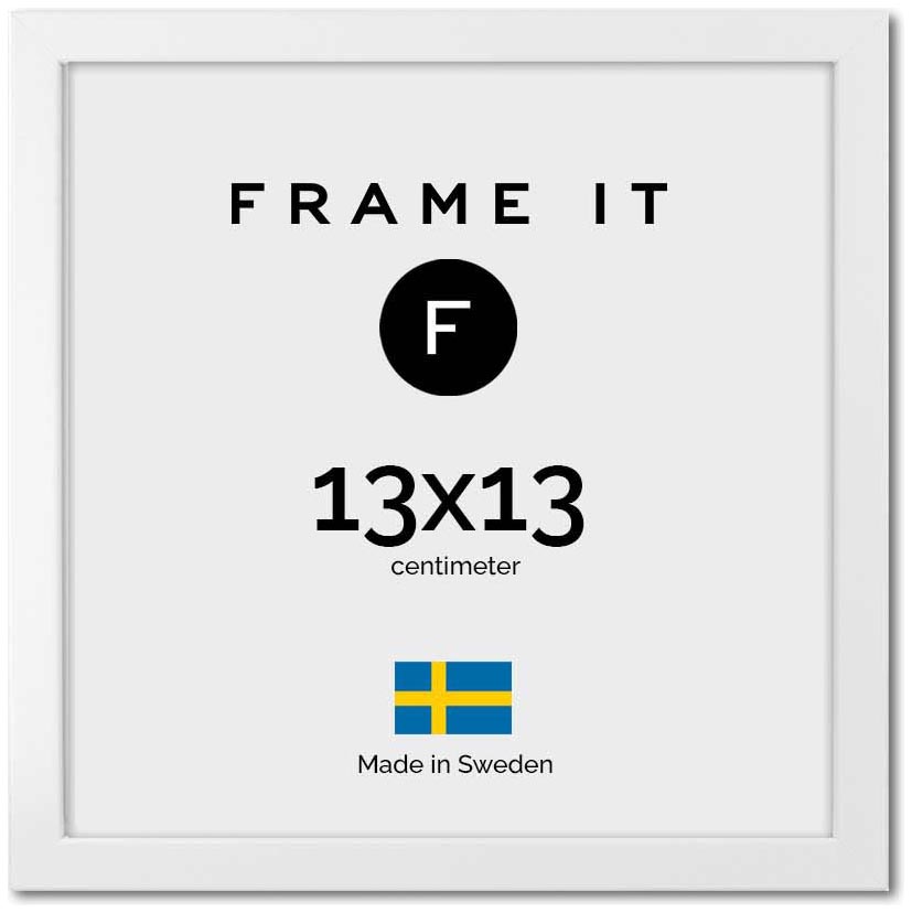 Frame London White 13x13