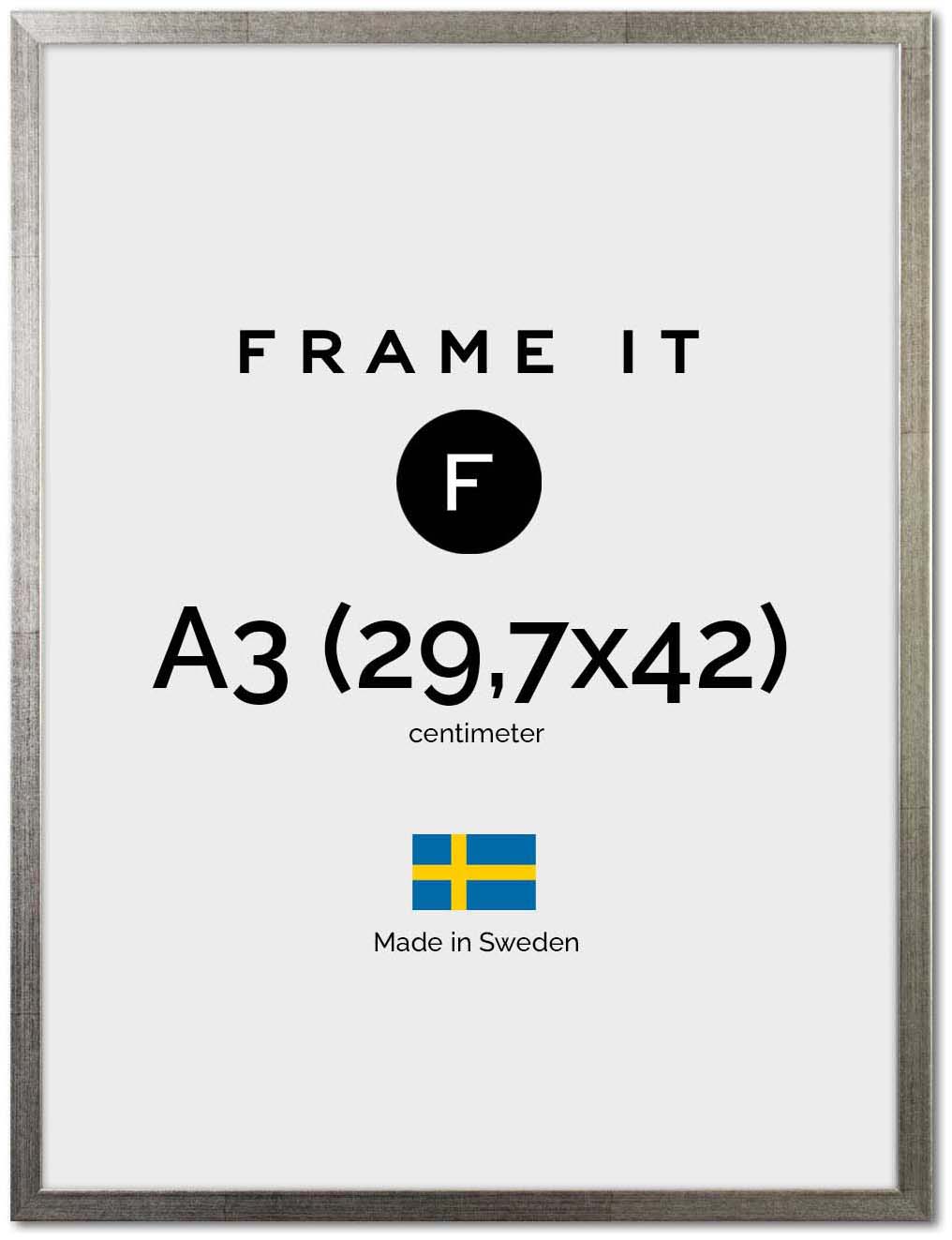 Frame London Silver A3 Frame London Silver A3