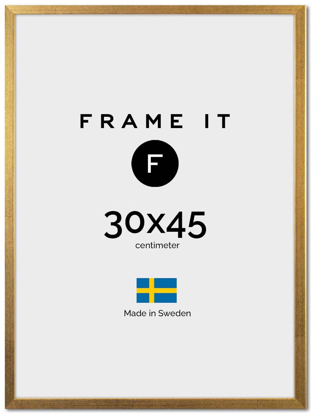 Frame London Gold 30x45 Frame London Gold 30x45