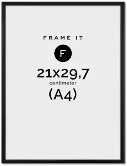Frame Nielsen Accent Black A4