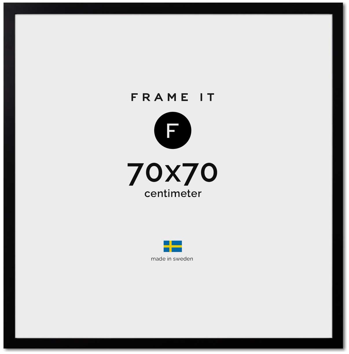 Frame Paris Black 70x70 Frame Paris Black 70x70