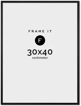 Frame Nielsen Accent Black 30x40