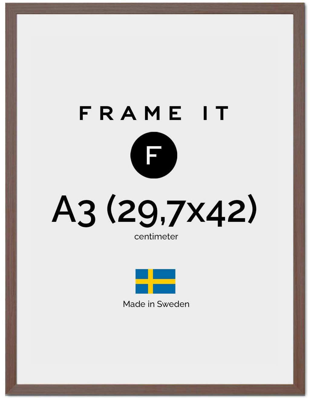 Frame London Walnut A3 Frame London Walnut A3