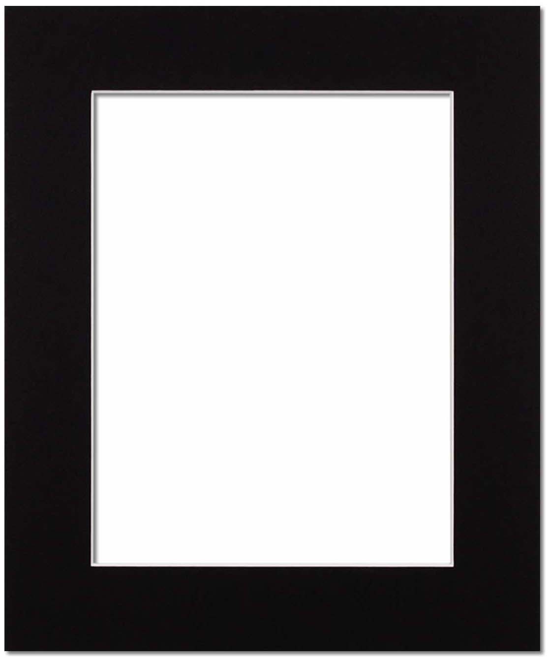 Passepartout Black with White Border 50x60 Passepartout Black with White Border 50x60
