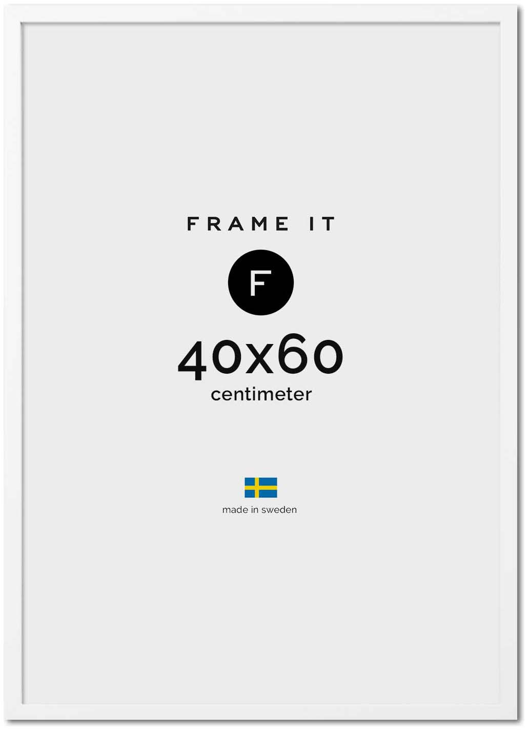 Frame Rio White 40x60 - FRAME IT
