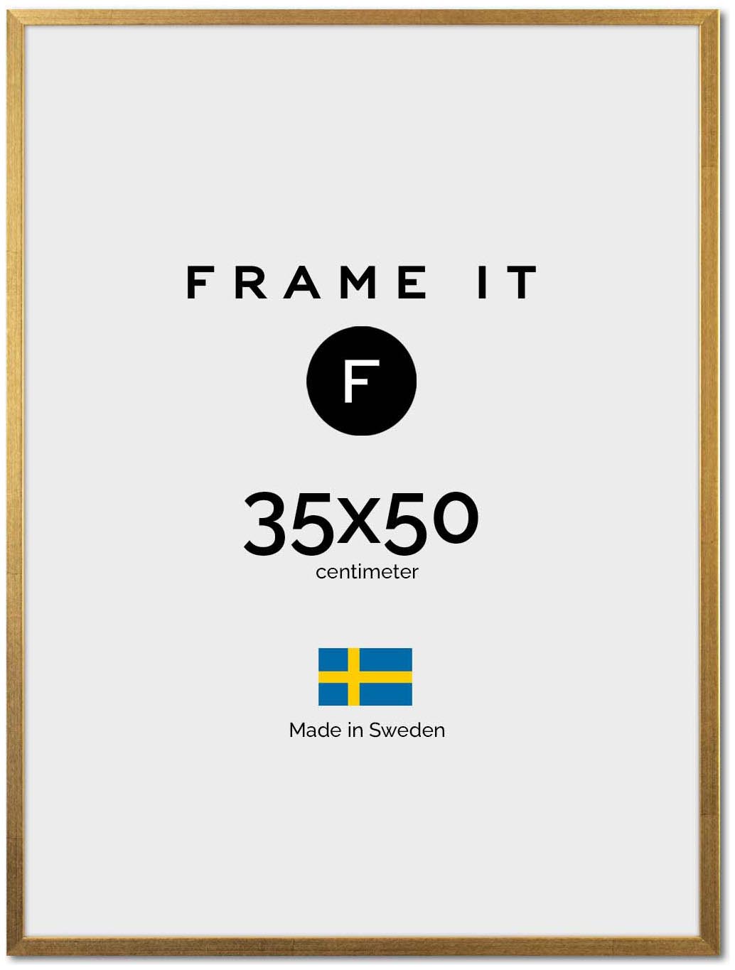 Frame London Gold 35x50 Frame London Gold 35x50