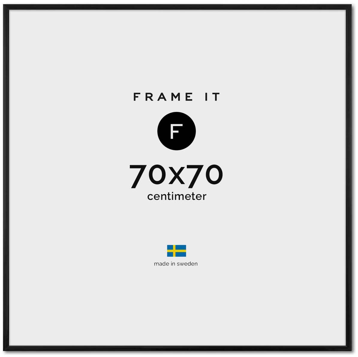 Frame Nielsen Accent Black 70x70 Frame Nielsen Accent Black 70x70
