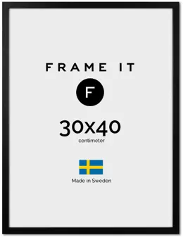 Frame London Black 30x40