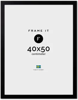 Frame Paris Black 40x50