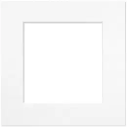 Passepartout Kritthvitt 30x30