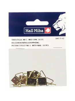Hall Miba Picture Eyelet with nail 10-p