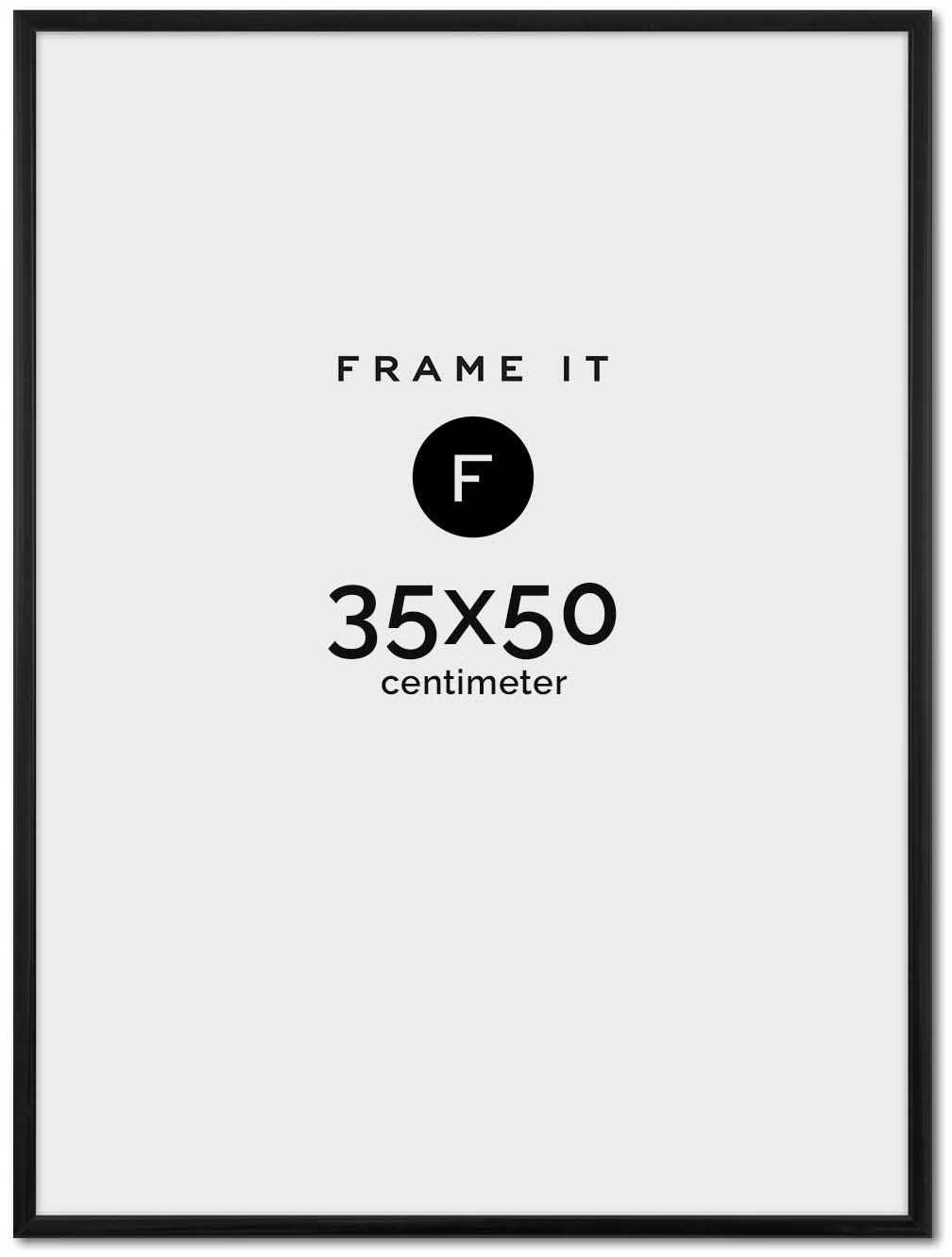 Frame Nielsen Accent Black 35x50 Frame Nielsen Accent Black 35x50